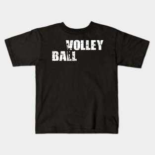 Distressed Look Volleyball Gift For Volleyball Players Kids T-Shirt